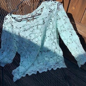 Long sleeve flower shirt